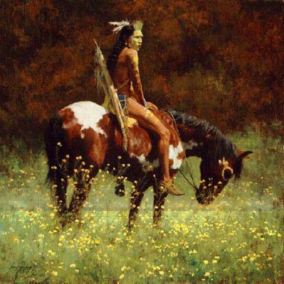 HOWARD TERPNING 25X25 Secondary Market Art: "COLOR OF SUN GCNV"