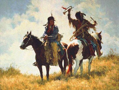 HOWARD TERPNING 33X26 Secondary Market Art: "TROPHY CNV"