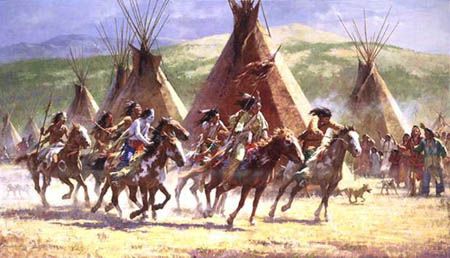 HOWARD TERPNING 34X19 Secondary Market Art: "CAPTURE HORSE BUNDL AP"