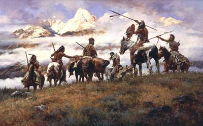 HOWARD TERPNING 42X26 Secondary Market Art: "PLOY CNV"