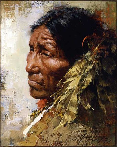 Howard Terpning Portrait Series Limited Edition Canvas Giclee (October 2019 Release):"The Skeptic"