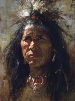 HOWARD TERPNING 9X12 Secondary Market Art: "BLOODMAN AP"