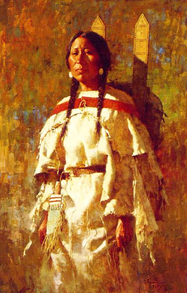 Howard Terpning Limited Edition AP Print:"Cheyenne Mother"