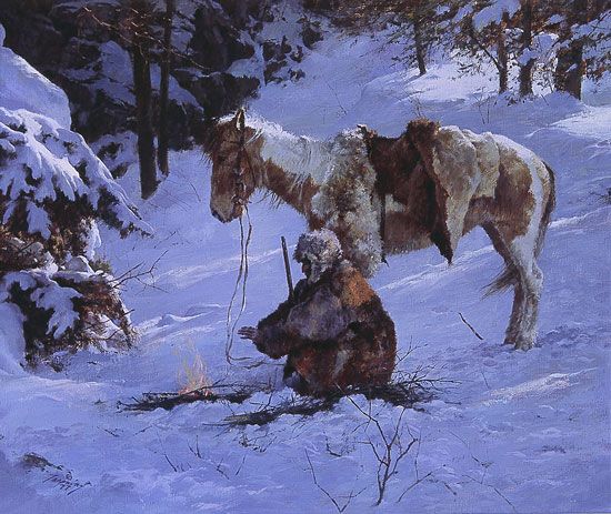 HOWARD TERPNING  Secondary Market Art: "SMALL COMFORT"