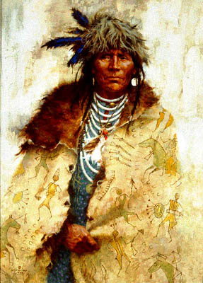 HOWARD TERPNING  Secondary Market Art: "TALKING ROBE"
