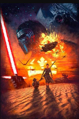 Ignacio RC Limited Edition Star Wars Canvas Giclee:"Echoes of the Force" Ignacio RC Limited Edition Star Wars Canvas Giclee:"Echoes of the Force"