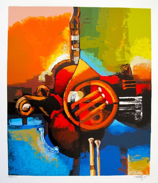 Igor Kovalev Hand Signed Serigraph:"Symphony II"