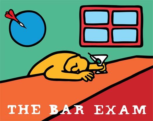 Ileana Grimm Giclee on Canvas: "Bar Exam"