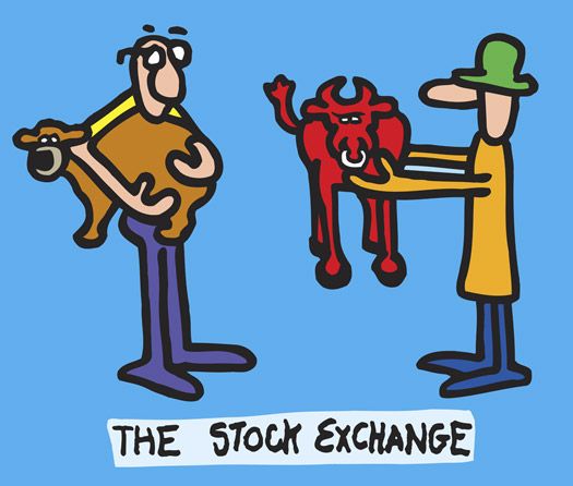 Ileana Grimm Giclee on Canvas: "Stock Exchange"