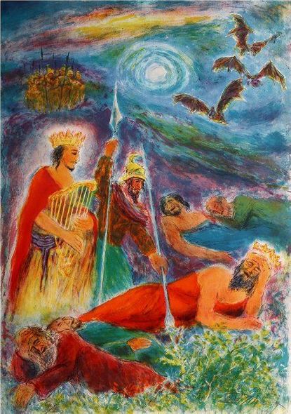 Ira Moskowitz Limited Edition Lithograph on Paper:"Psalm of Psalms"