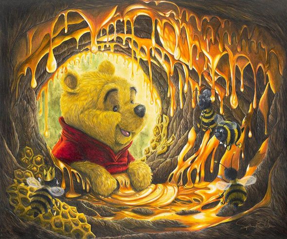 Sophie Ellen Signed Disney Ltd Ed Gallery Wrap Canvas:"Time for a Snack"