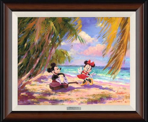 Irene Sheri Framed Limited Edition Giclee Canvas:"The Perfect Birthday"