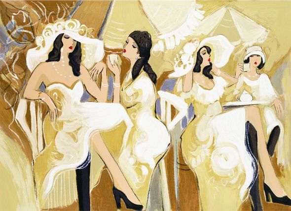 Isaac Maimon Limited Edition Serigraph on Paper:"Spring Breeze"