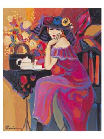 Isaac Maimon Limited Edition Serigraph:"Tea Time (Twilight Time Suite)"