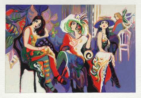 Isaac Maimon Limited Edition Serigraph:"Three Graces"