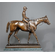 Isidore-Jules Bonheur Handcrafted Solid Bronze Sculpture:"Racehorse and Jockey"