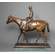 Isidore-Jules Bonheur Handcrafted Solid Bronze Sculpture:"Racehorse and Jockey"