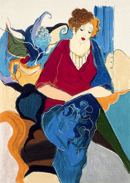 Itzchak Tarkay Hand Signed Artist Proof Serigraph Print: "FIVE GRACES"