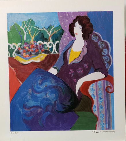 Itzchak Tarkay Hand Signed Artist Proof Serigraph Print: "ITZCHAK TARKAY" Itzchak Tarkay Hand Signed Artist Proof Serigraph Print: "ITZCHAK TARKAY"