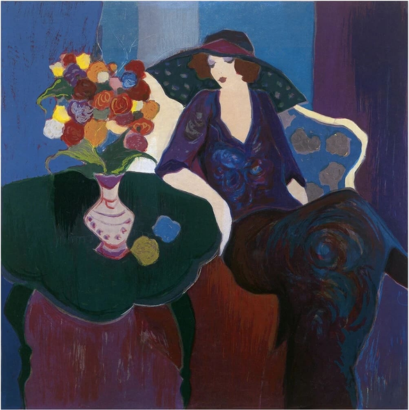 Itzchak Tarkay Hand Signed Artist Proof Serigraph Print: "ITZCHAK TARKAY"