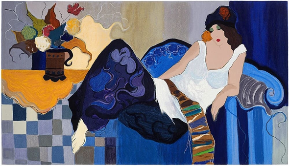 Itzchak Tarkay Hand Signed Artist Proof Serigraph Print: "LA FIANCE"