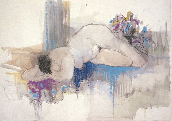 Itzchak Tarkay Hand Signed Artist Proof Serigraph Print: "PEACEFUL MOMENTS"