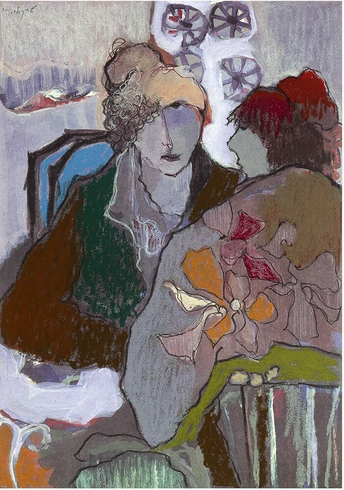Itzchak Tarkay Hand Signed Artist Proof Serigraph Print: "WINTER AFTERNOON" Itzchak Tarkay Hand Signed Artist Proof Serigraph Print: "WINTER AFTERNOON"