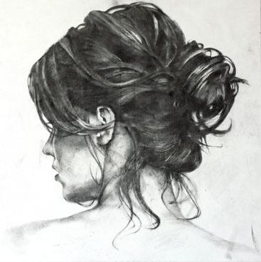 Ivan Alifan Hand Signed and Numbered Limited Edition Artist Embellished Canvas Giclee: "Drawing Study"