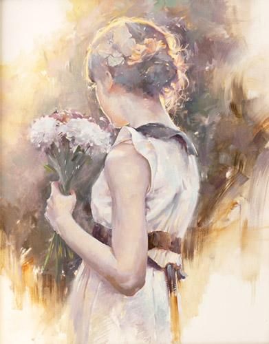 Ivan Alifan Hand Signed and Numbered Limited Edition Artist Embellished Canvas Giclee: "Eclipse"