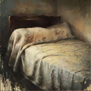 Ivan Alifan Hand Signed and Numbered Limited Edition Artist Embellished Canvas Giclee: "Soft Whisper In a Quiet Room"