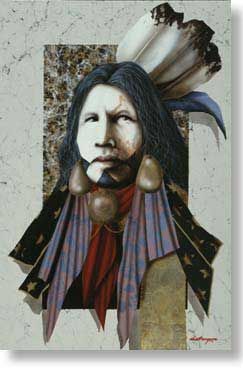 J D CHALLENGER 20x30 Secondary Market Art: "PRAYER MOTHER EARTH"