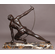J. de Roncourt Handcrafted Solid Bronze Sculpture:"Le Bendeur"