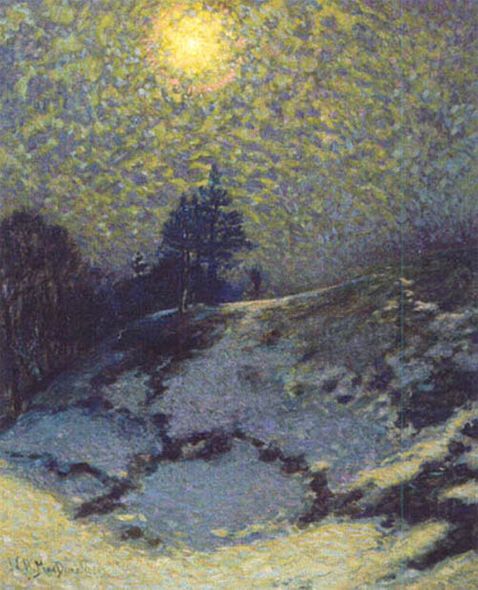 J.E.H. MacDonald Open Edition Giclee on Paper:" Early Eve Winter "