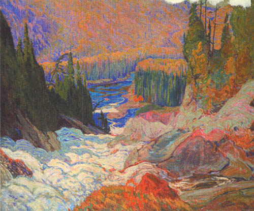 J.E.H. MacDonald Open Edition Giclee on Paper:" Falls Montreal River "