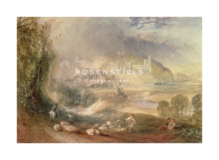 J.M.W. Turner Hand Numbered Limited Edition Print on Paper :"Arundel Castle"
