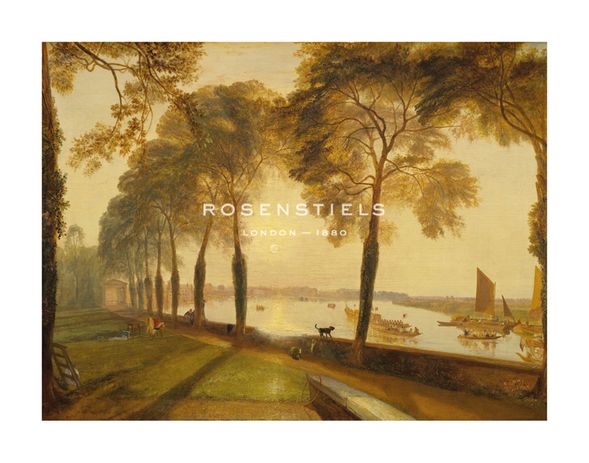 J.M.W. Turner Hand Numbered Limited Edition Print on Paper :"Mortlake Terrace, 1827"