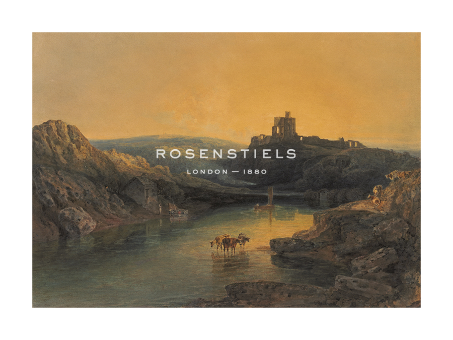 J.M.W. Turner Hand Numbered Limited Edition Print on Paper :"Norham Castle"