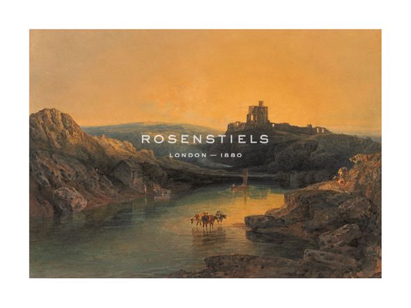 J.M.W. Turner Hand Numbered Limited Edition Print on Paper :"Norham Castle"