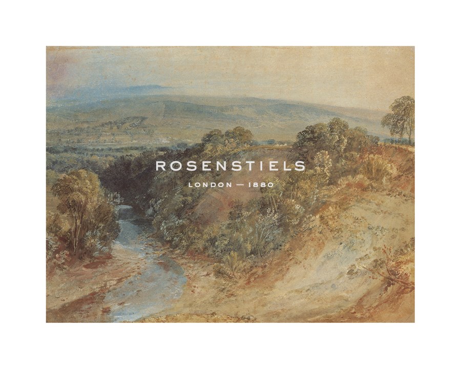 J.M.W. Turner Hand Numbered Limited Edition Print on Paper :"Valley of the Washburn"