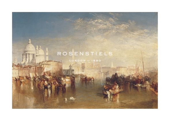J.M.W. Turner Hand Numbered Limited Edition Print on Paper :"Venice"