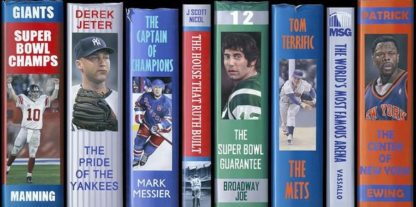J. Scott Nicol limited edition gicl&eacute;e on canvas:"NY Sports Legends"