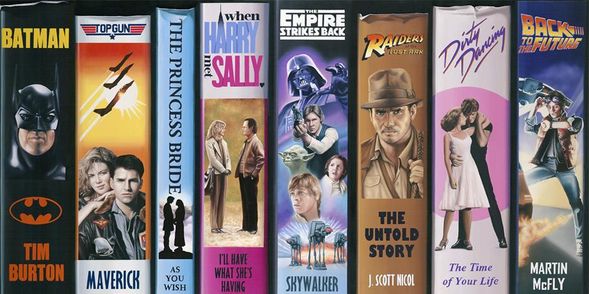 J. Scott Nicol limited edition gicl&eacute;e on canvas:"Movies of the 80's"