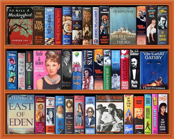 J. Scott Nicol limited edition gicl&eacute;e on canvas:"Literary and Fictional Classics"