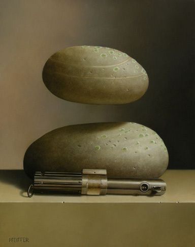Jacob A. Pfeiffer Limited Edition Star Wars Giclee on Paper:"Luke's Lesson"