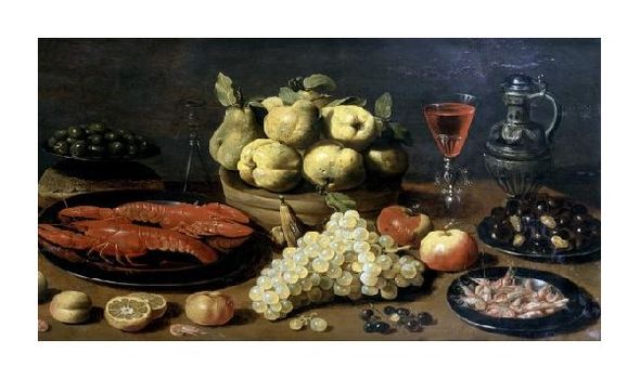 Jacob Fopsen Van Es Fine Art Open Edition Gicl&eacute;e:"Still Life with Seafood"