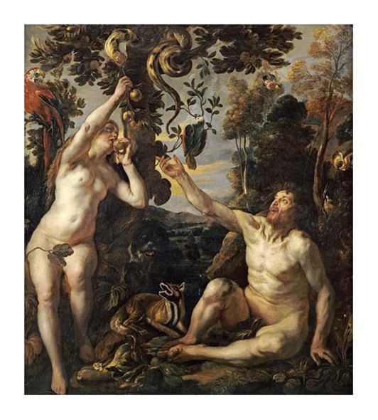 Jacob Jordaens Fine Art Open Edition Gicl&eacute;e:"The Temptation"