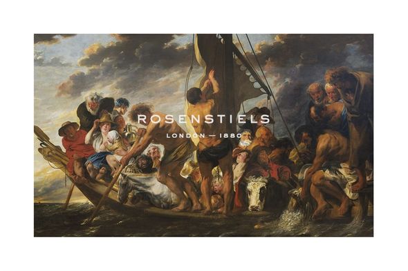 Jacob Jordaens Hand Numbered Limited Edition Print on Paper :"The Ferry Boat to Antwerp, c.1623"