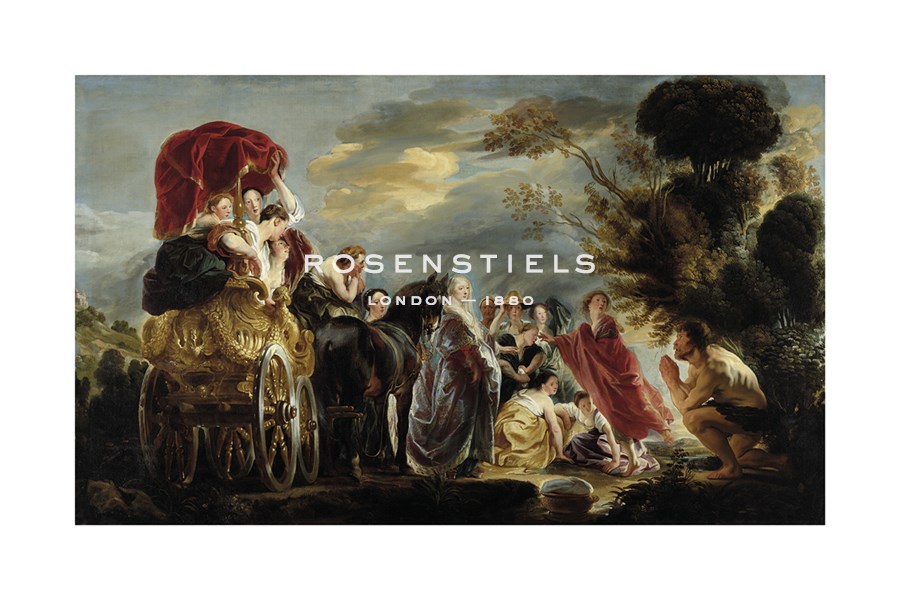 Jacob Jordaens Hand Numbered Limited Edition Print on Paper :"The Meeting of Odysseus and Nausicaa"