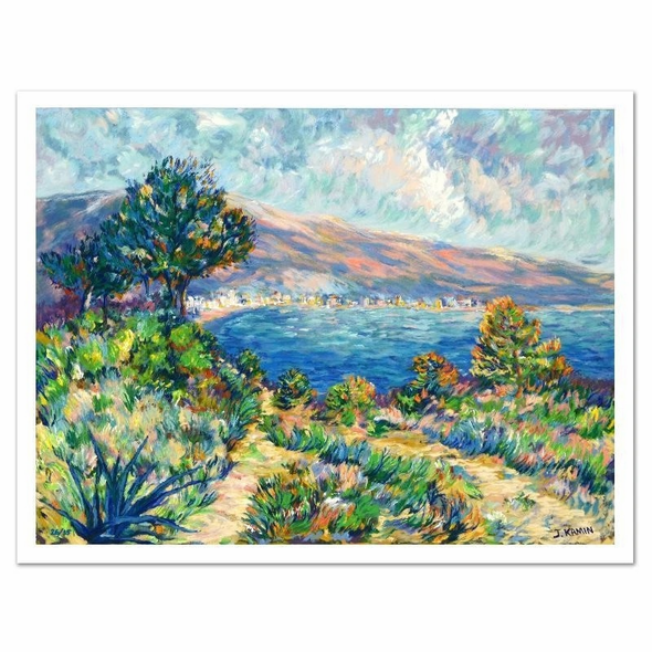 Jacqueline Kamin Limited Edition Serigraph Print: "Laguna Vista"