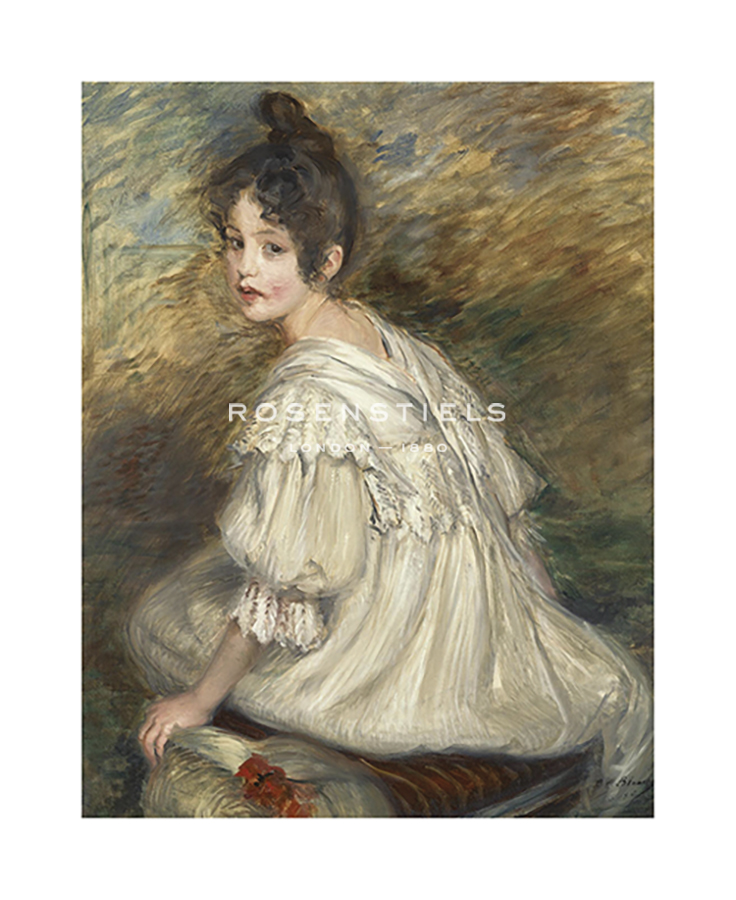 Jacques Emile Blanche Hand Numbered Limited Edition Print on Paper :"Fille a la robe blanche"